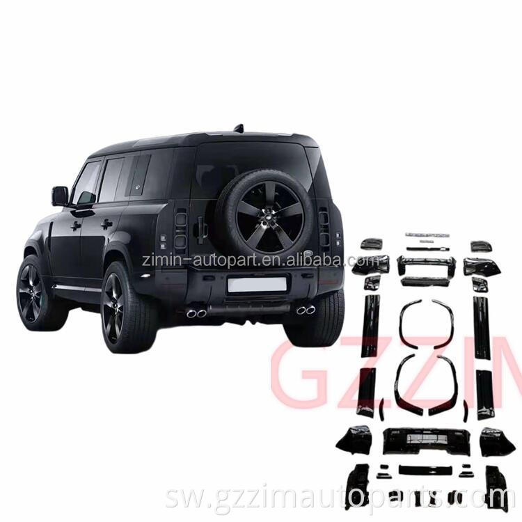 ABS Plastiki Mbele na Nyuma Bumper Side Skirt 007 Toleo la Obsidian Kit Kuboresha Sehemu za Mlinzi 2022